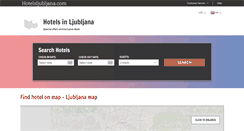 Desktop Screenshot of hotelsljubljana.com